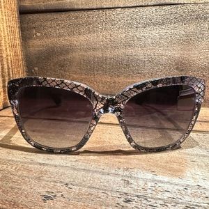 Dolce and Gabbana Sunglasses with lace inlay. Authentic. New.